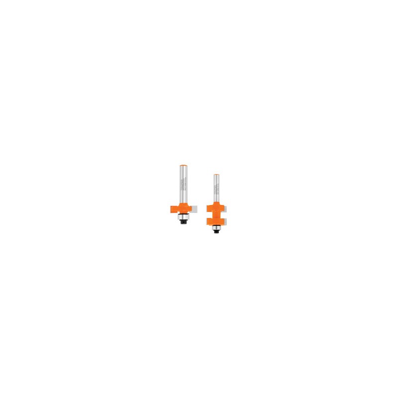 Juego de machimbrador, 3/4", con balero, Truper