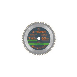 Disco sierra 7-1/4" multimaterial, 60 dientes centro 5/8"